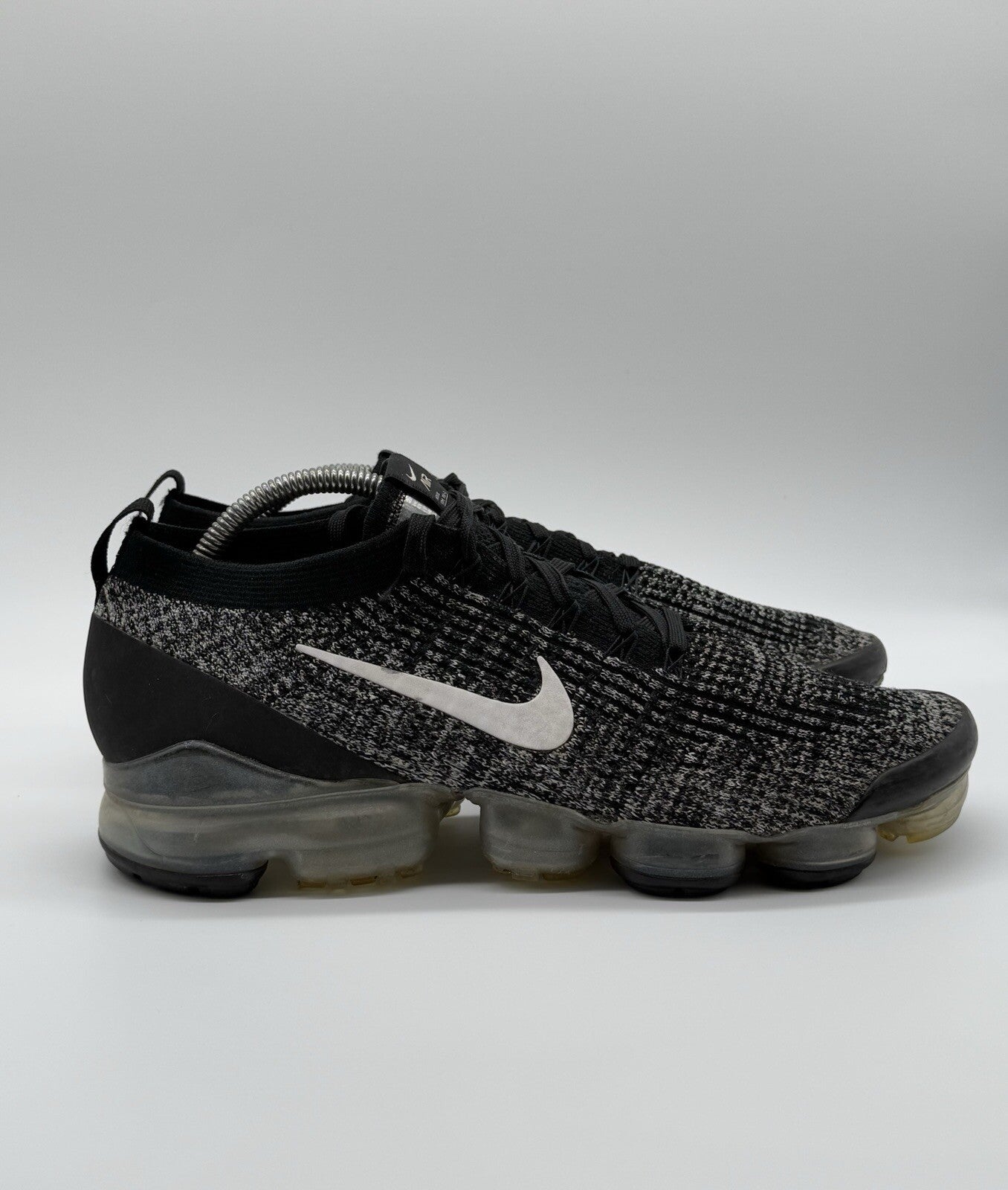 (2019) Nike Air VaporMax Flyknit 3 UK 10 (EUR 45 Black White AJ6900 002