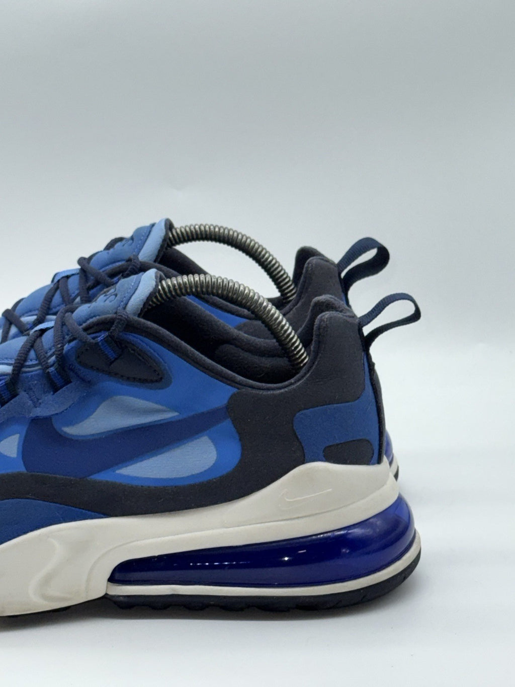 Nike Air Max 270 React Triple Blue x White Mens Size UK 7.5 (CI3866-400)