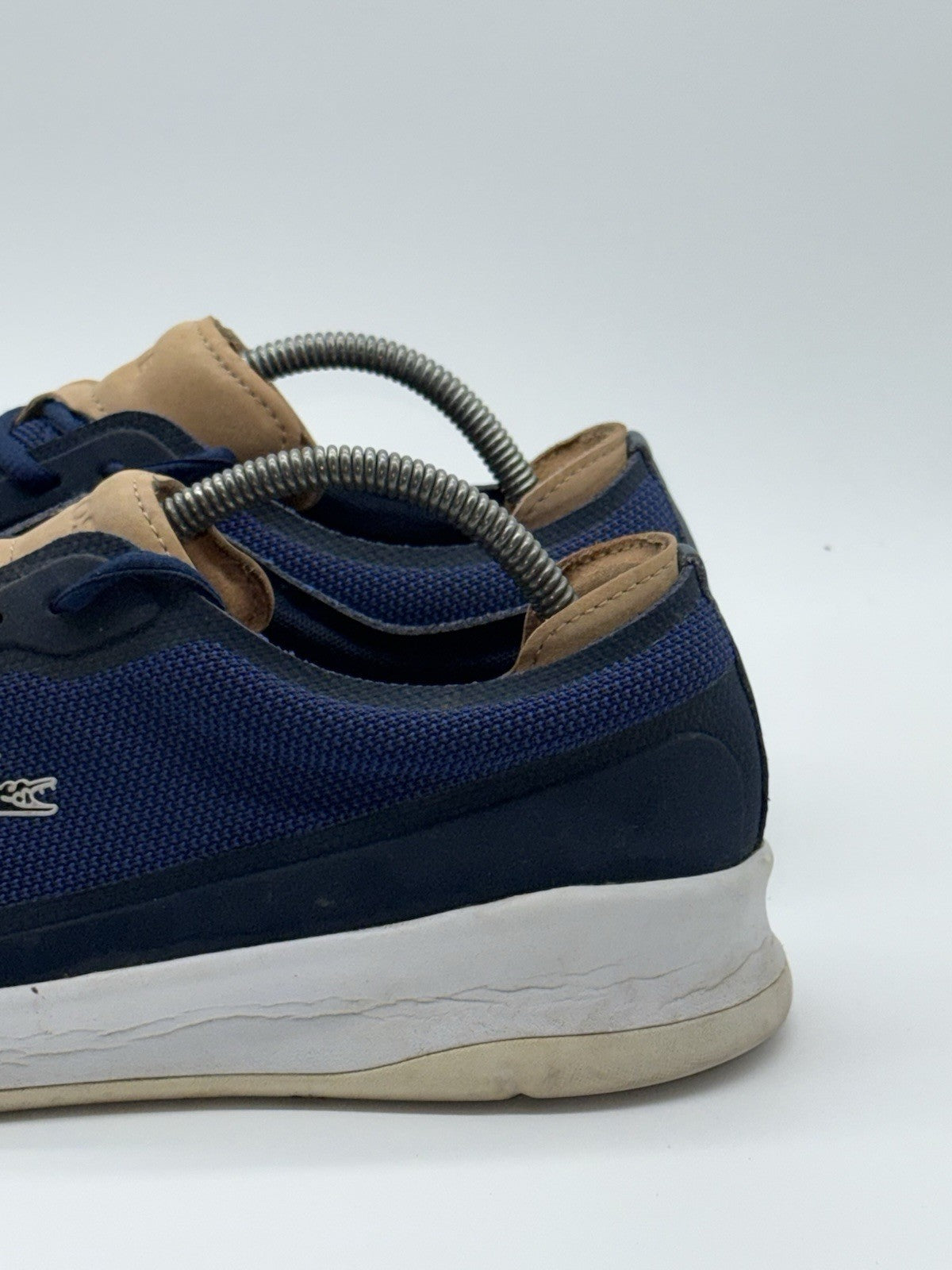 Men’s Lacoste LT Spirit Elite Navy Blue Trainers Size UK 9