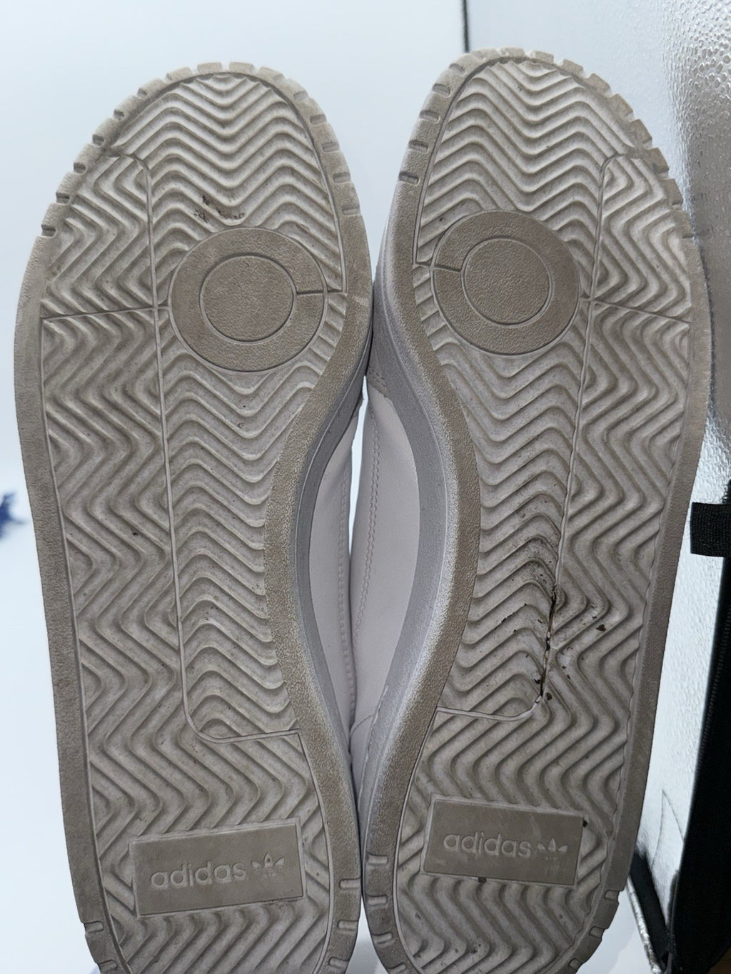 adidas Originals NY 90 Trainers White x Grey Size UK 12 (JI1899)