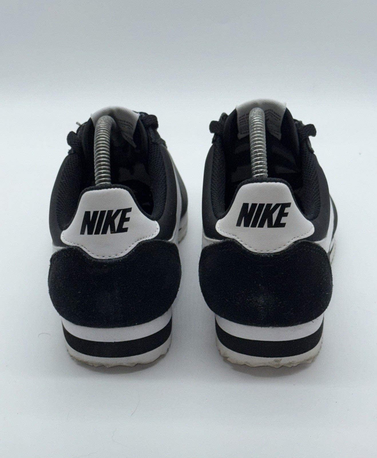 (2015) Nike Classic Cortez Nylon OG Vintage - Black White - Size UK 7.5