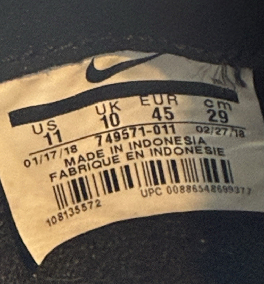 Nike Classic Cortez Leather OG 'Black x Grey' (2018) – UK 10