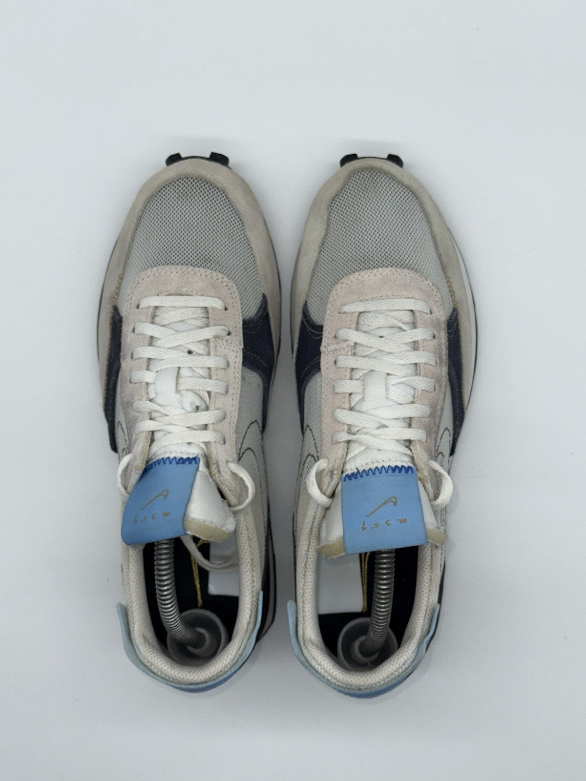 (2020) Nike Daybreak Type White x Laser Blue Retro Trainers Size UK 7