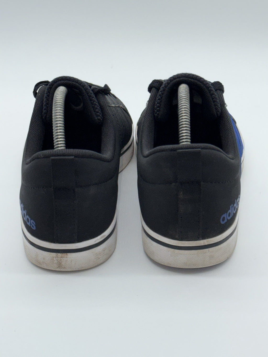 Adidas VS Pace 2.0 HP6004 Black x Royal Blue 3 Stripes UK Size 9