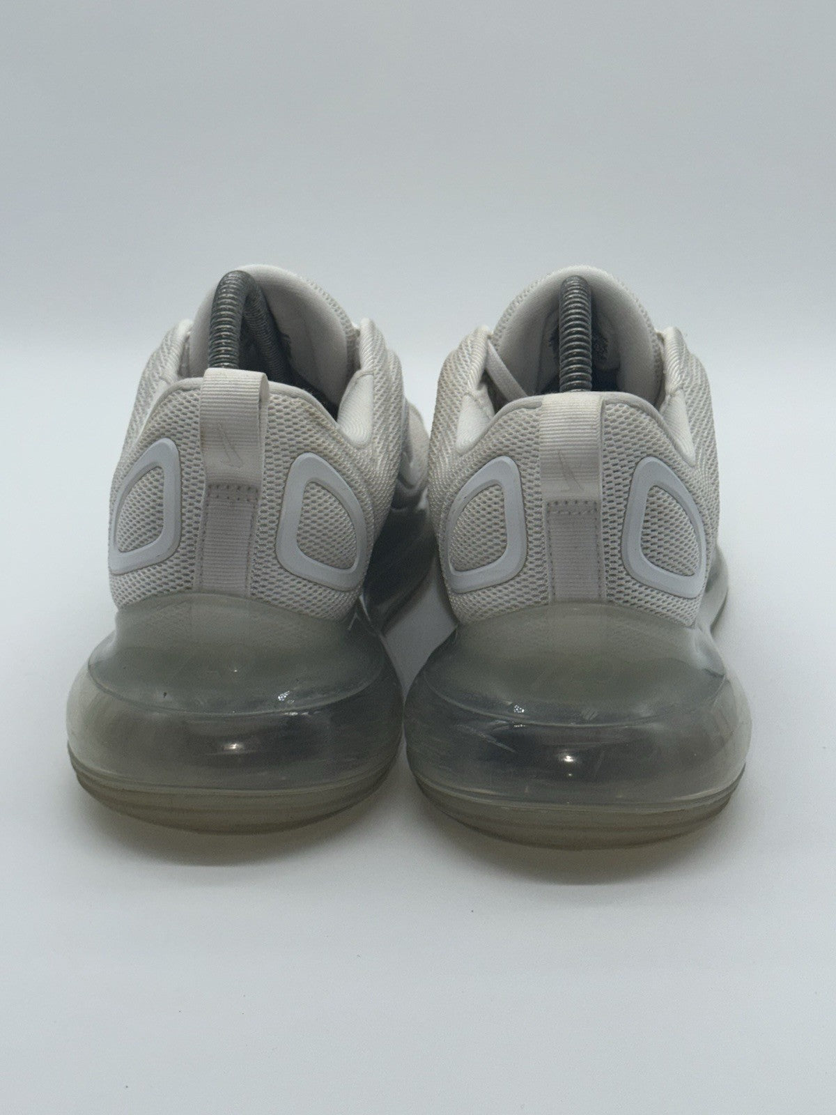 Nike Air Max 720 White Metallic Platinum Trainers Size UK 7.5 (AO2924-100)