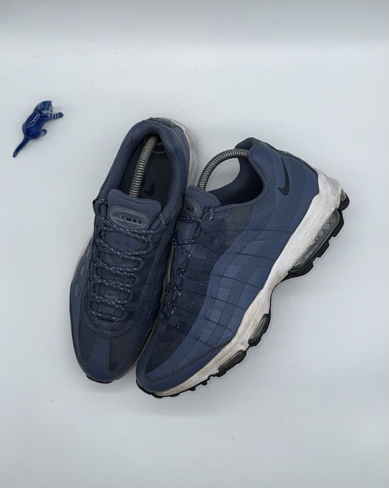 Nike Air Max 95 Ultra Trainers Diffused Blue x White UK 7 (FD0662-400)