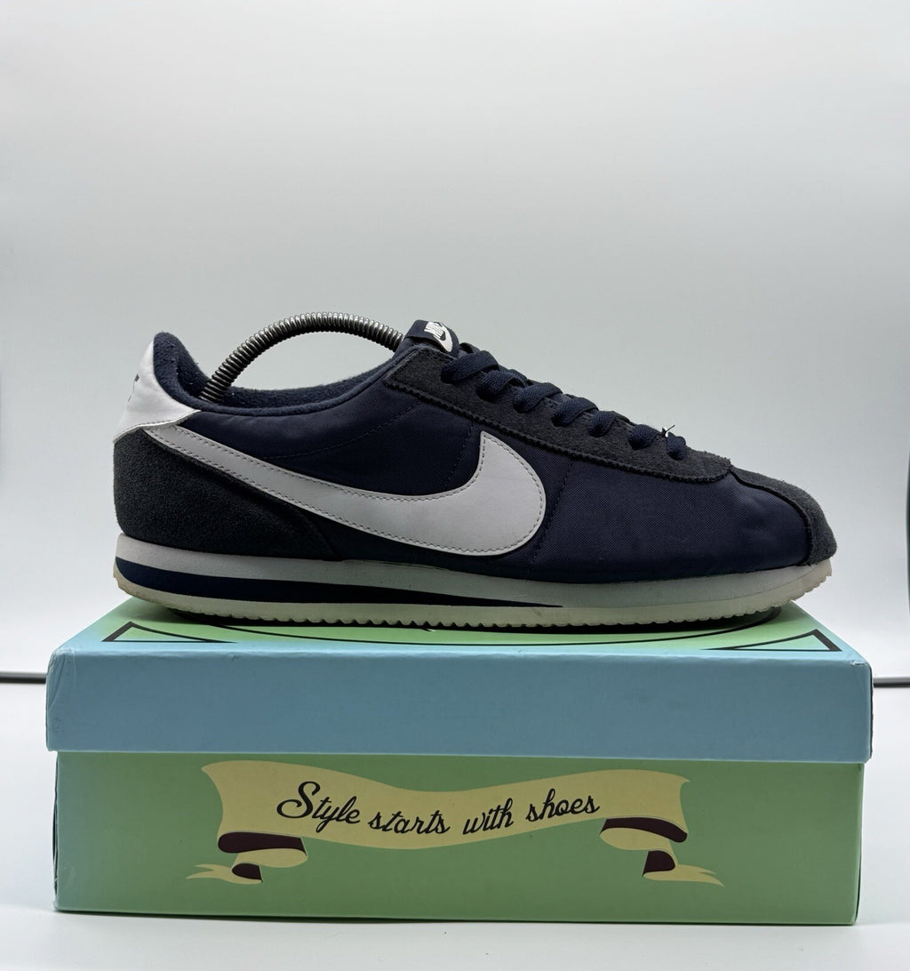 (2018) Nike Cortez Basic Nylon Obsidian Blue UK 10.5 EUR 45.5 (819720-411)