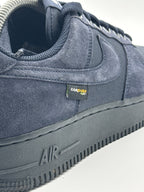 (2024) Nike Air Force 1 Cordura Dark Obsidian Navy Retro Suede Size UK 7