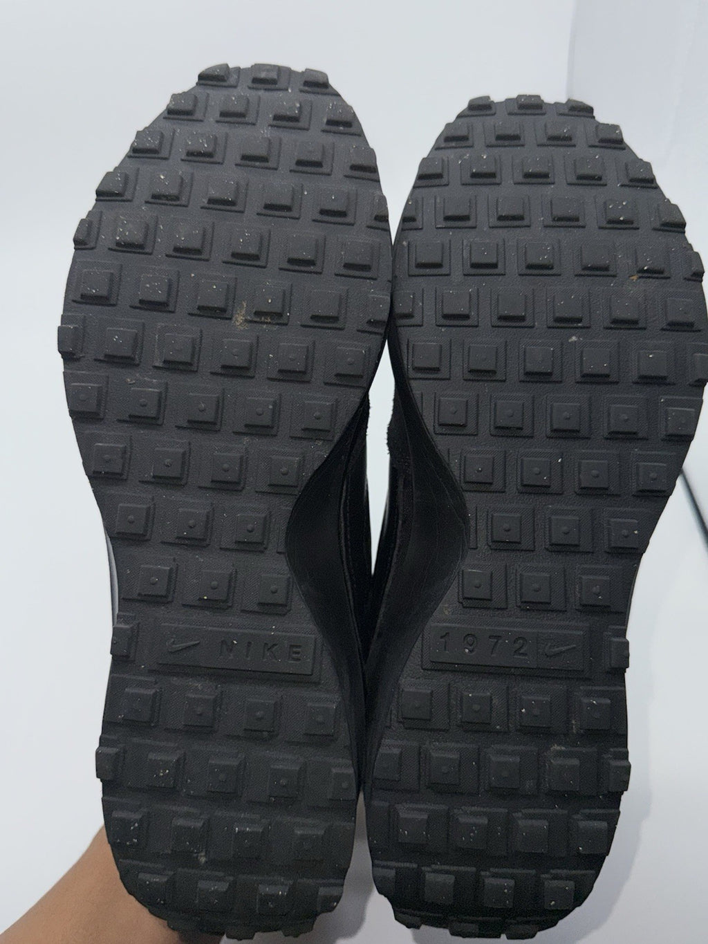 Nike Waffle Debut 'Triple Black' (2022) – UK 7.5