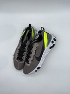 (2019) Nike React Element 55 ‘Pumice Volt Green Black’ Retro Trainers UK 7