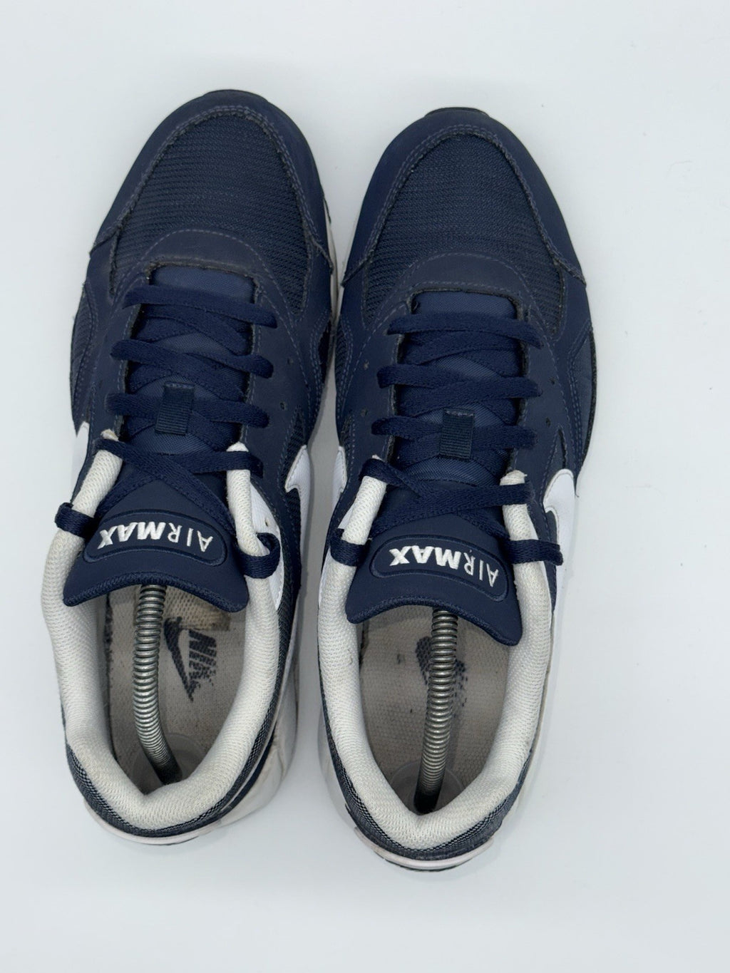 (2023) Nike Air Max IVO Trainers Navy White Retro Trainers UK 8.5