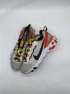 (2019) Nike React Element 55 White Black Crimson Gold Men's UK 8.5