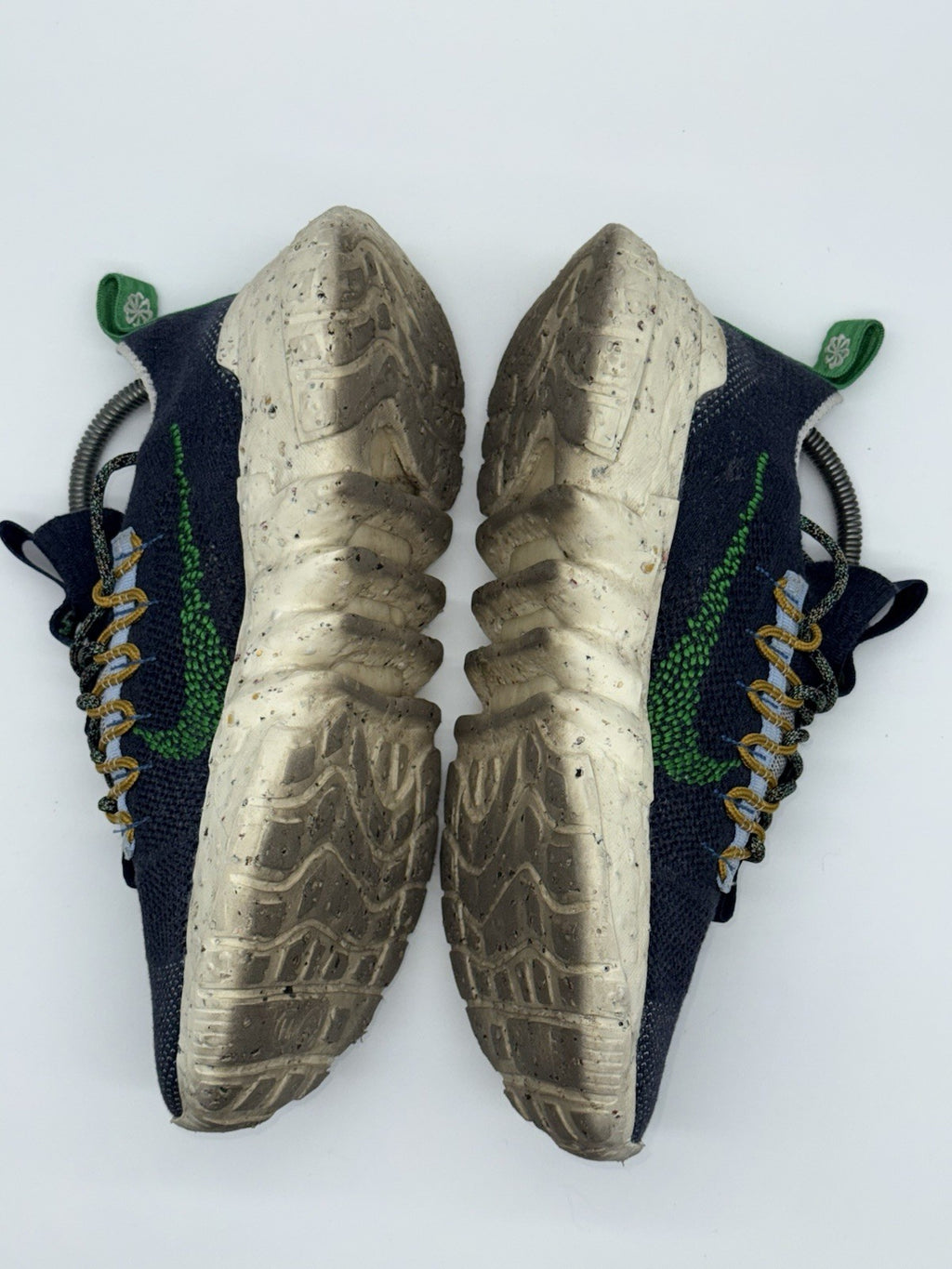 (2021) Nike Space Hippie 01 Obisidan Navy Blue Green Retro Trainers UK 7.5