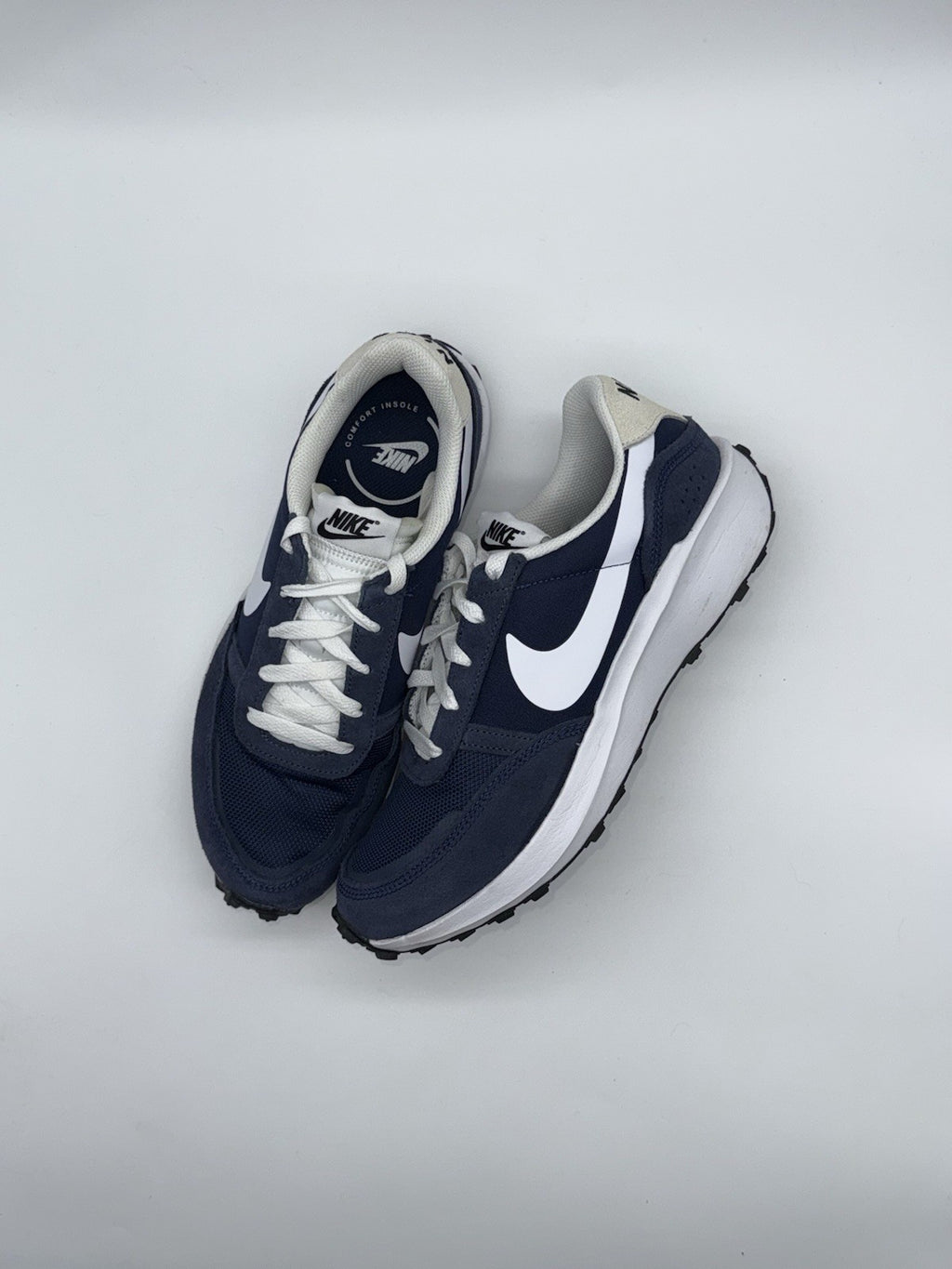 Nike Waffle Debut 'Midnight Navy x White' trainers – UK 7