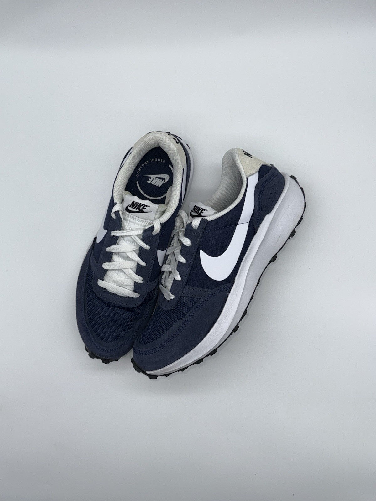 Nike Waffle Debut 'Midnight Navy x White' trainers – UK 7