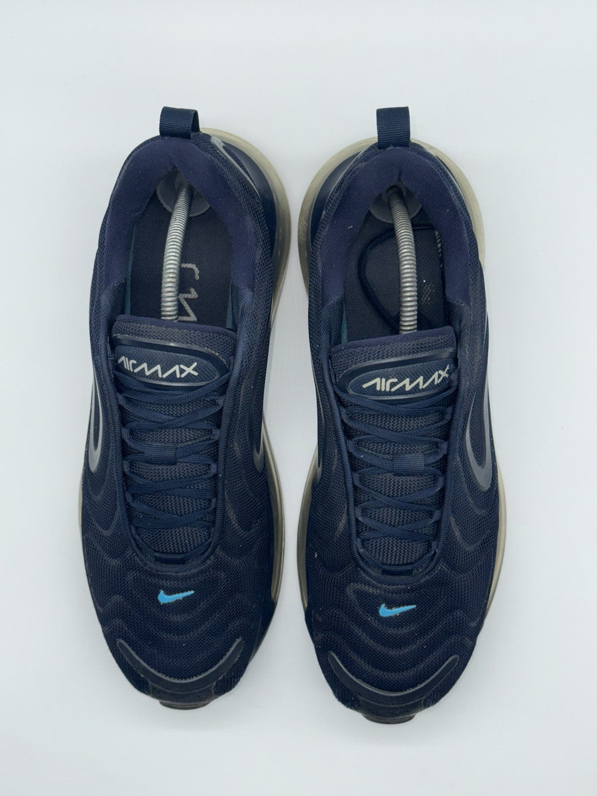 (2019) Nike Air Max 720 Obsidian Navy Blue Retro Trainers UK 10.5