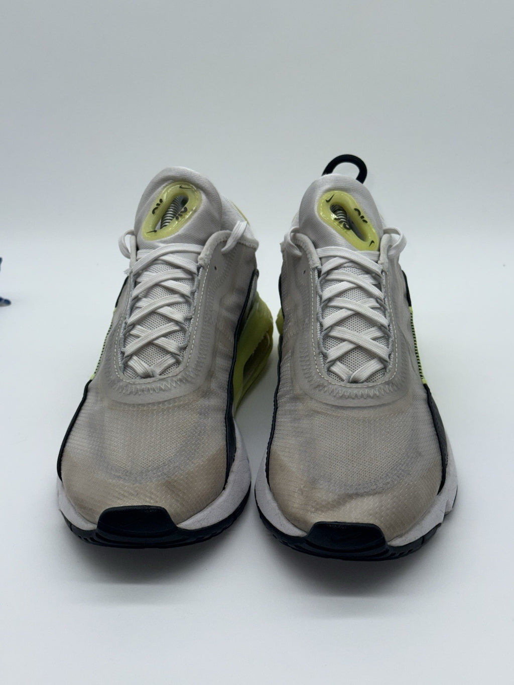 Nike Air Max 2090 White Volt Neon Green Cool Grey UK 6 (CZ7555-100)