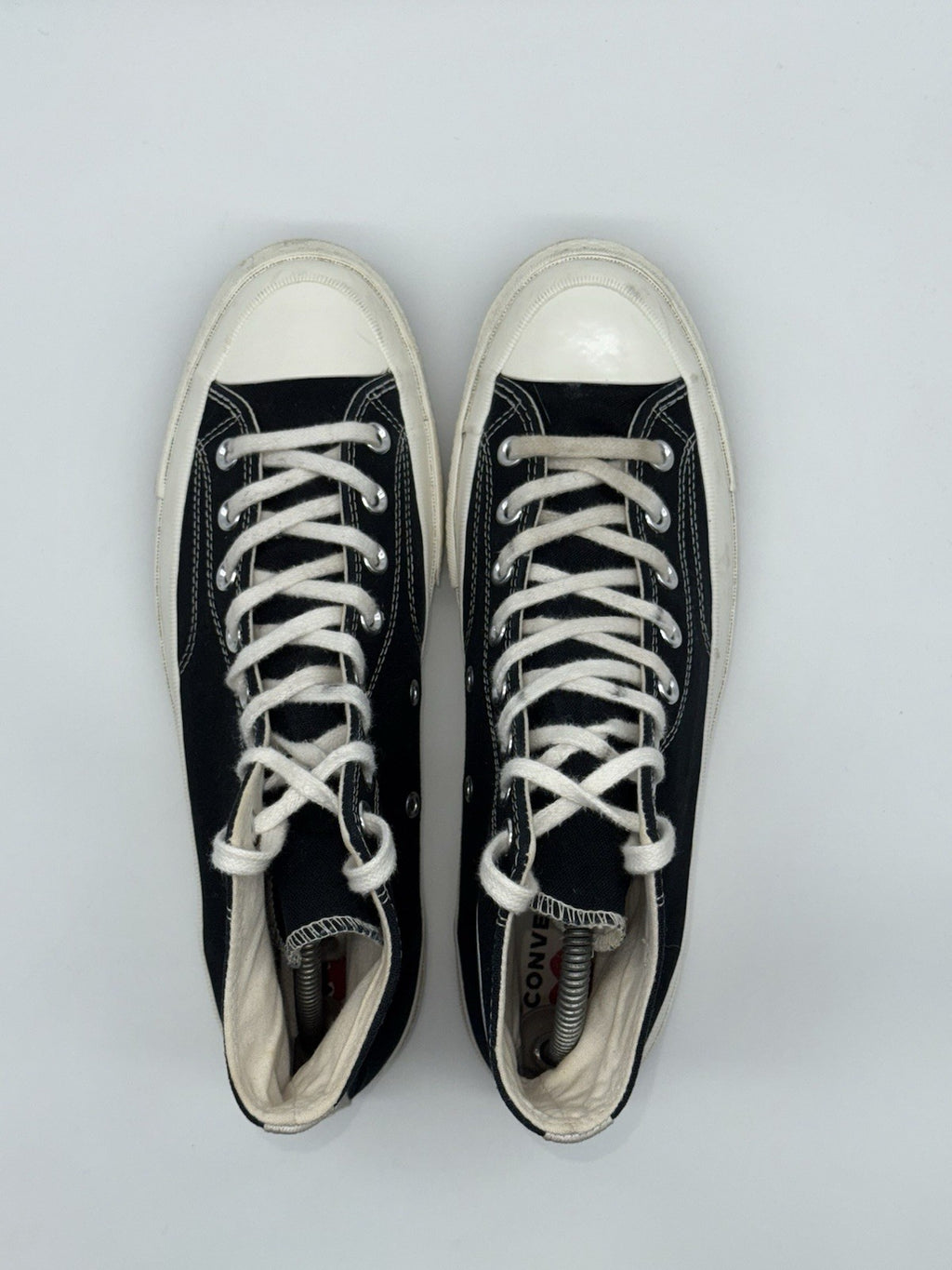 Comme des Garcons Play x Converse Chuck 70 High Red Heart Black Size UK 9