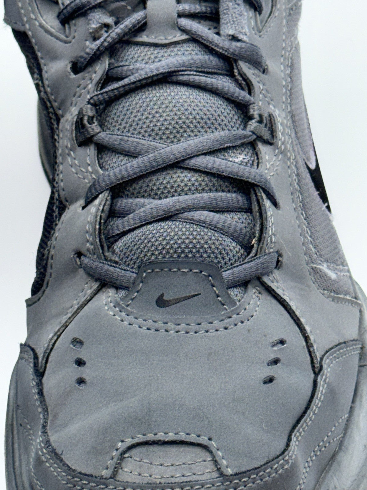 Nike Air Monarch IV 'Dark Grey x Black' (2025) – UK 8