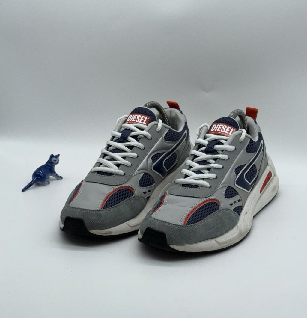 Diesel S-Serendipity Grey x Navy x Red Trainers Men’s UK 7
