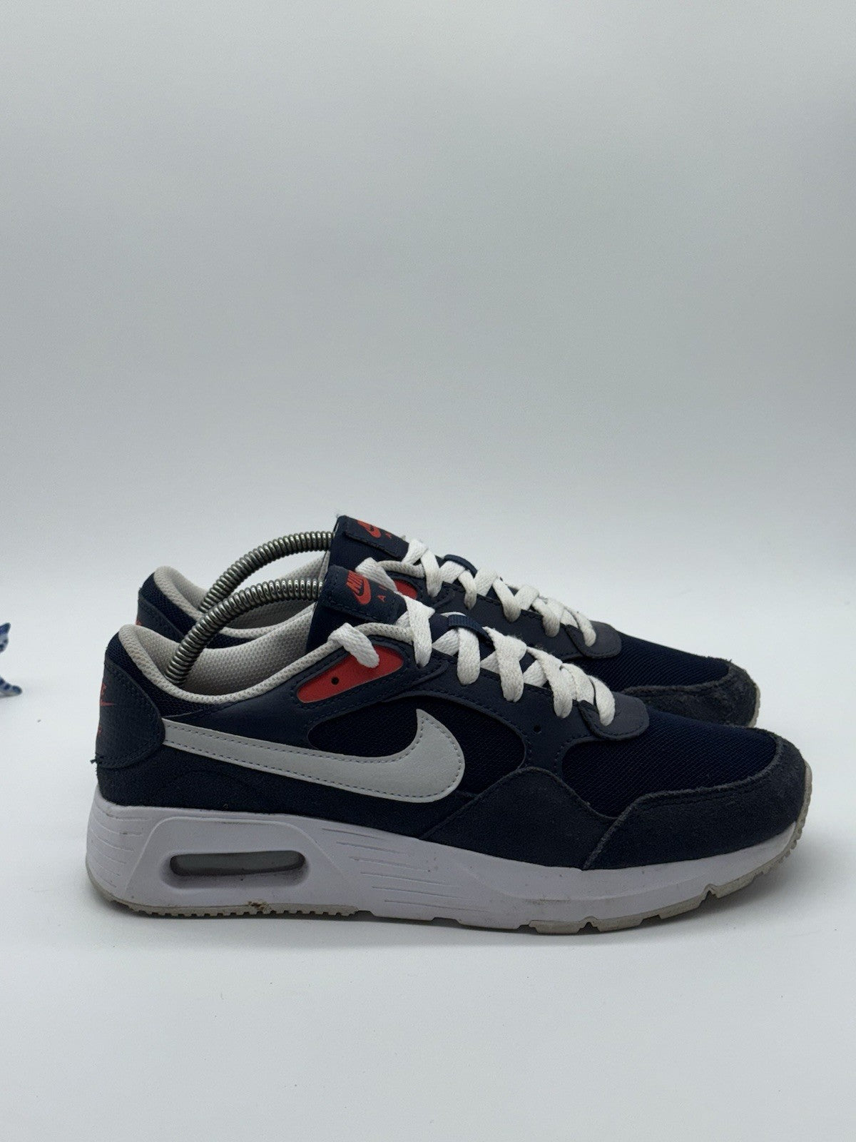 Nike Air Max SC 'Obsidian Midnight Navy x Track Red' UK 6 (CW4555-400)
