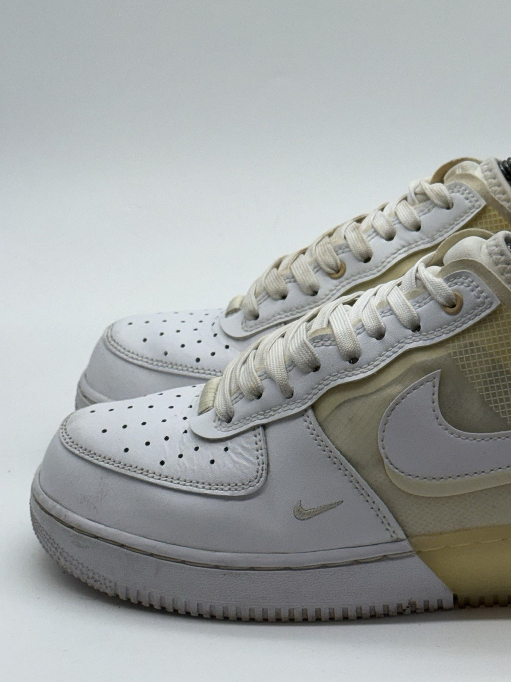 Nike Air Force 1 React 'Split White x Coconut Milk' – UK 7