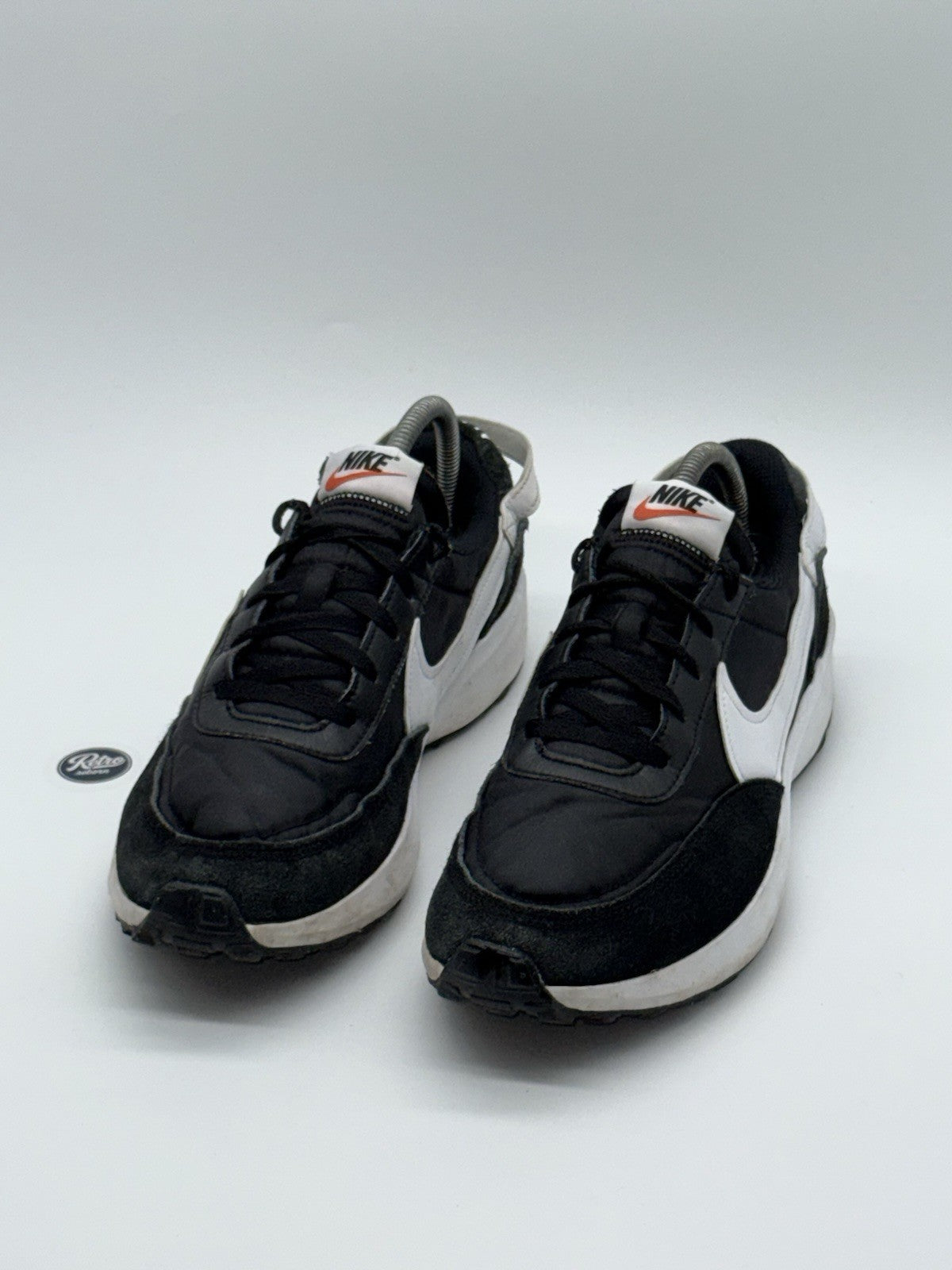 Nike Waffle Debut 'Black x White x Orange' – UK 8