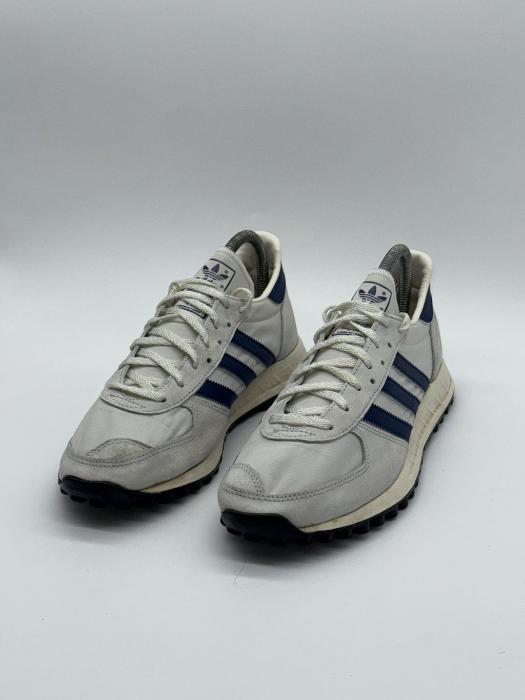 (2020) adidas TRX Vintage Chalk White Grey x Navy Suede Men's UK 8