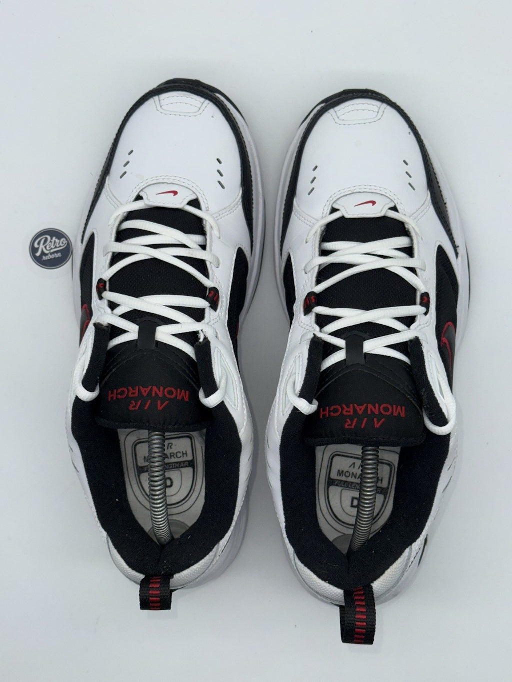 Nike Air Monarch IV 'White x Black x Red' (2023) – UK 9
