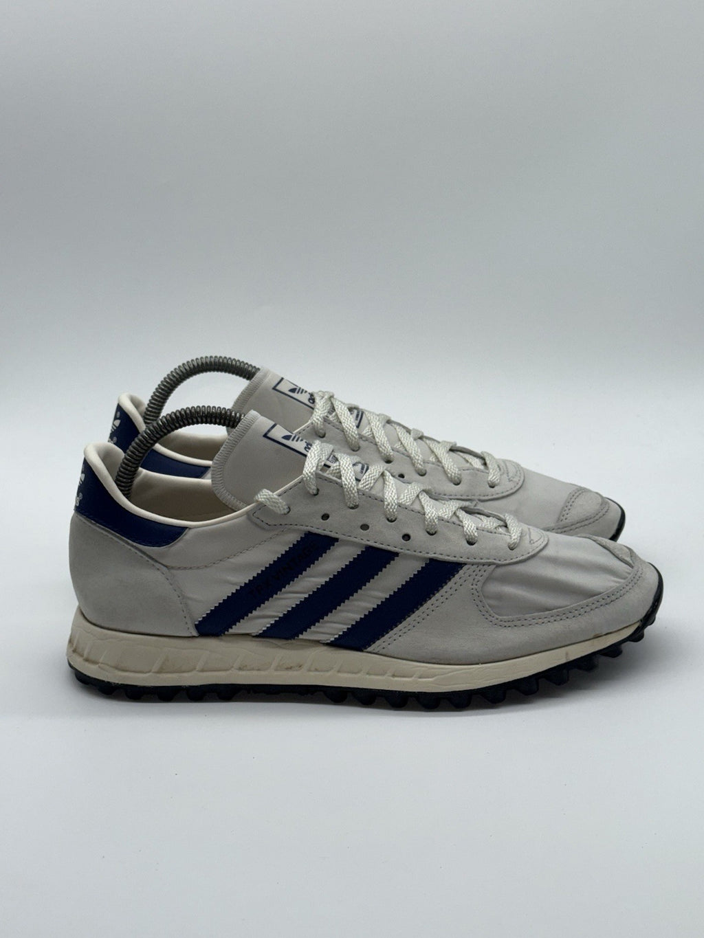 (2020) adidas TRX Vintage Chalk White Grey x Navy Suede Men's UK 8
