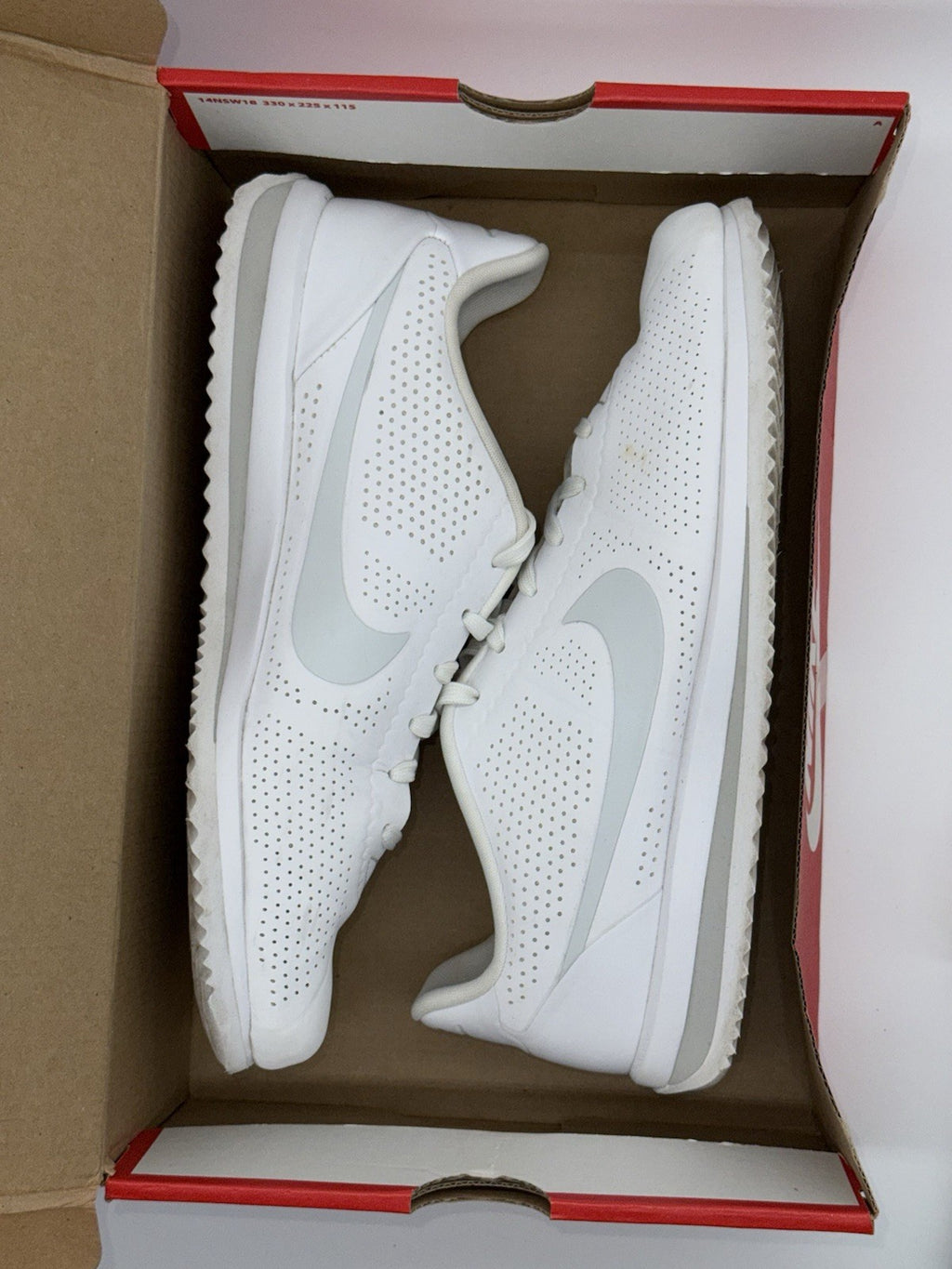 (2018) Retro Nike Cortez Ultra Moire ‘Triple White’ Trainers UK 9