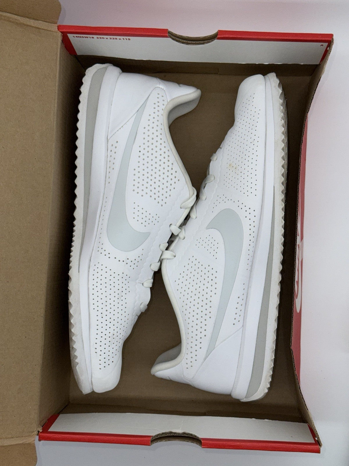 (2018) Retro Nike Cortez Ultra Moire ‘Triple White’ Trainers UK 9