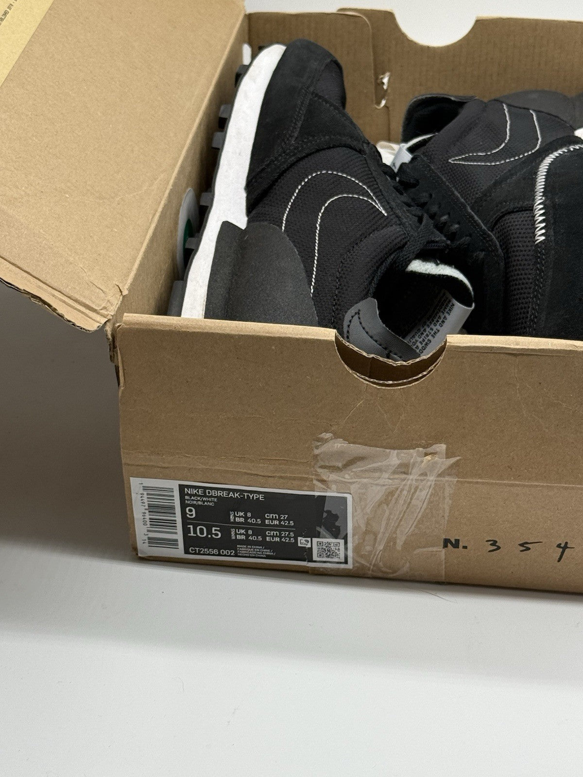 Nike Daybreak Type 'Black x White' (2022) – UK 8 [OG Box]