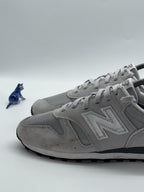 New Balance 373 Light Grey x White Trainers Size UK 8