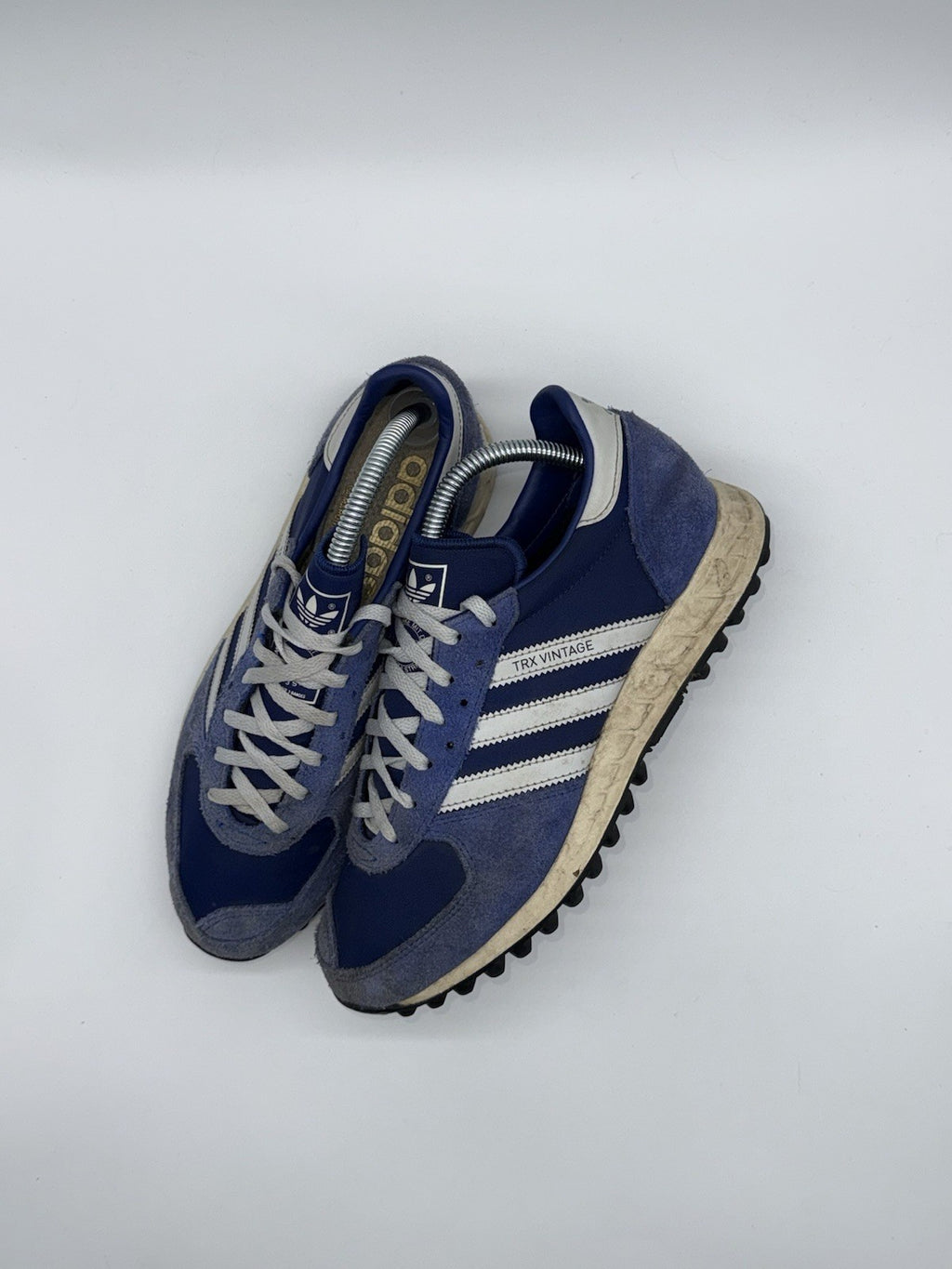 (2022) Adidas Originals TRX Vintage Blue x Cream x White Retro Trainers UK 6