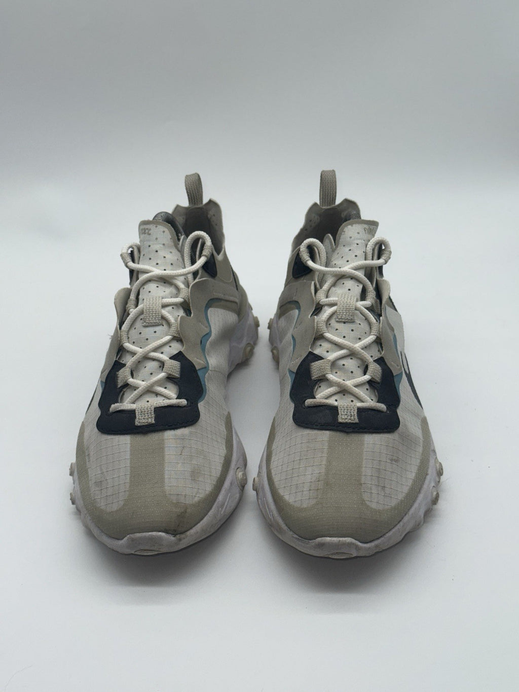 (2020) Nike React Element 55 Beige Blue Grey Retro Trainers Men’s UK 8