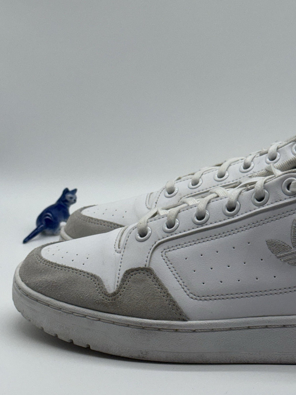 adidas Originals NY 90 Trainers White x Grey Size UK 12 (JI1899)