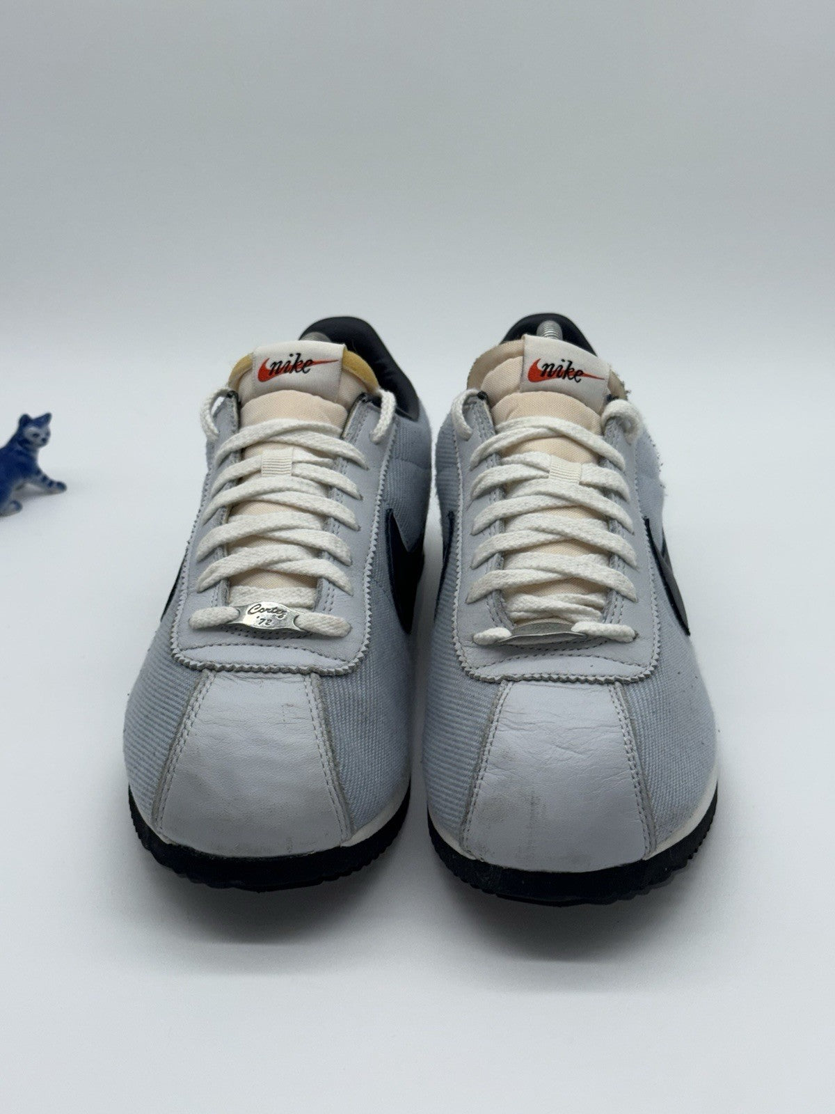 Nike Cortez Armory Light Blue Denim Retro Trainers Size UK 7.5