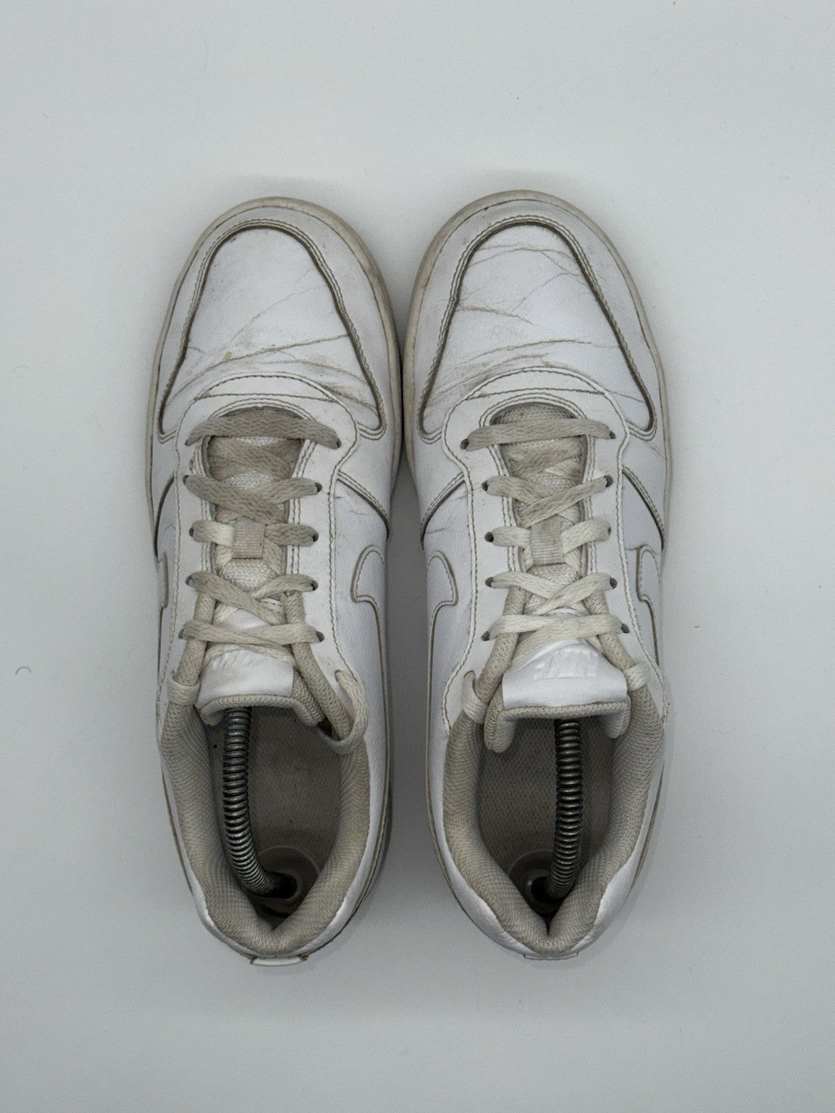 Nike Ebernon Low Casual Trainers ‘Triple White’ Size UK 7