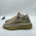 adidas Yeezy Boost 350 V2 Flax Light Brown Hemp Mens UK 10.5 Trainers (FX9028)