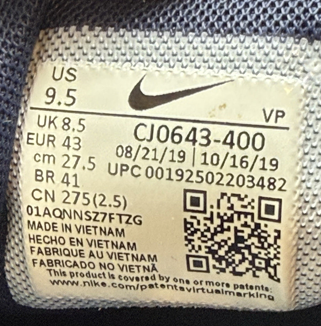 (2019) Nike Classic Cortez Ultra Moire Navy Men's Retro Trainers UK 8.5