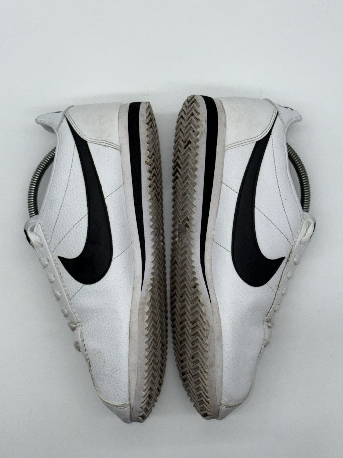 Nike Classic Cortez Leather OG Trainers (2018) White/Black Retro- UK 7.5 EU 42