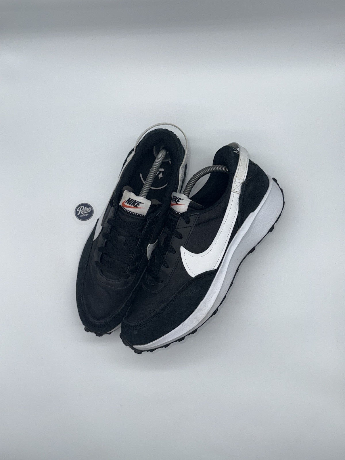 Nike Waffle Debut 'Black x White x Orange' (2022) – UK 8