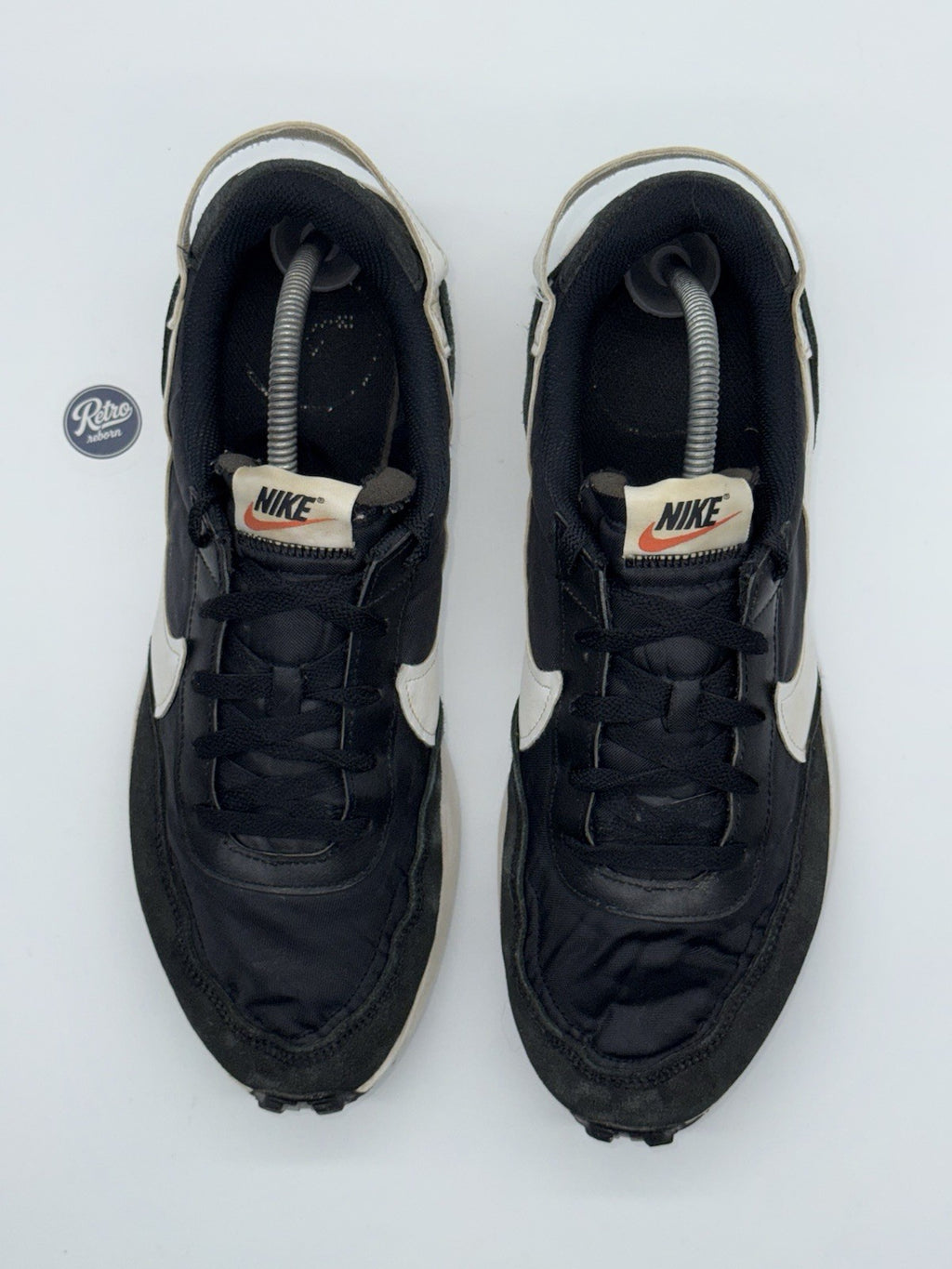 Nike Waffle Debut 'Black x White x Orange' – UK 10.5