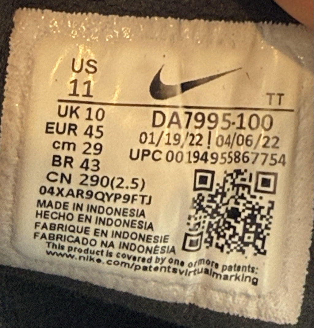Nike Waffle One 'Summit White' (2022) – UK 10