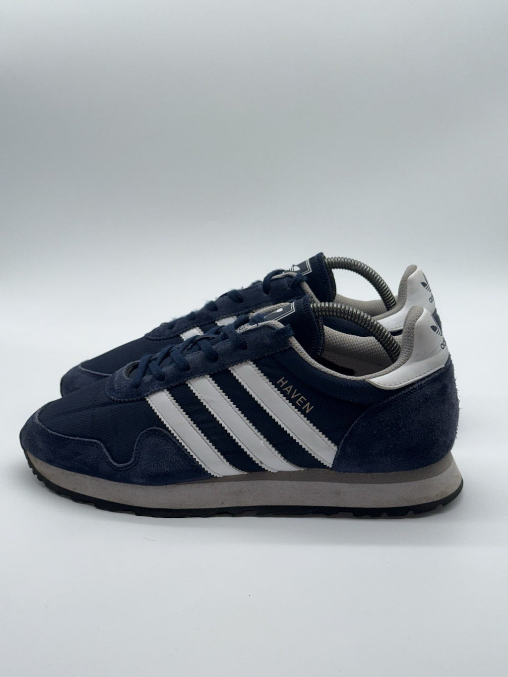 (2016) Adidas Originals Haven ‘Collegiate Navy x White’ Retro Trainers UK 8