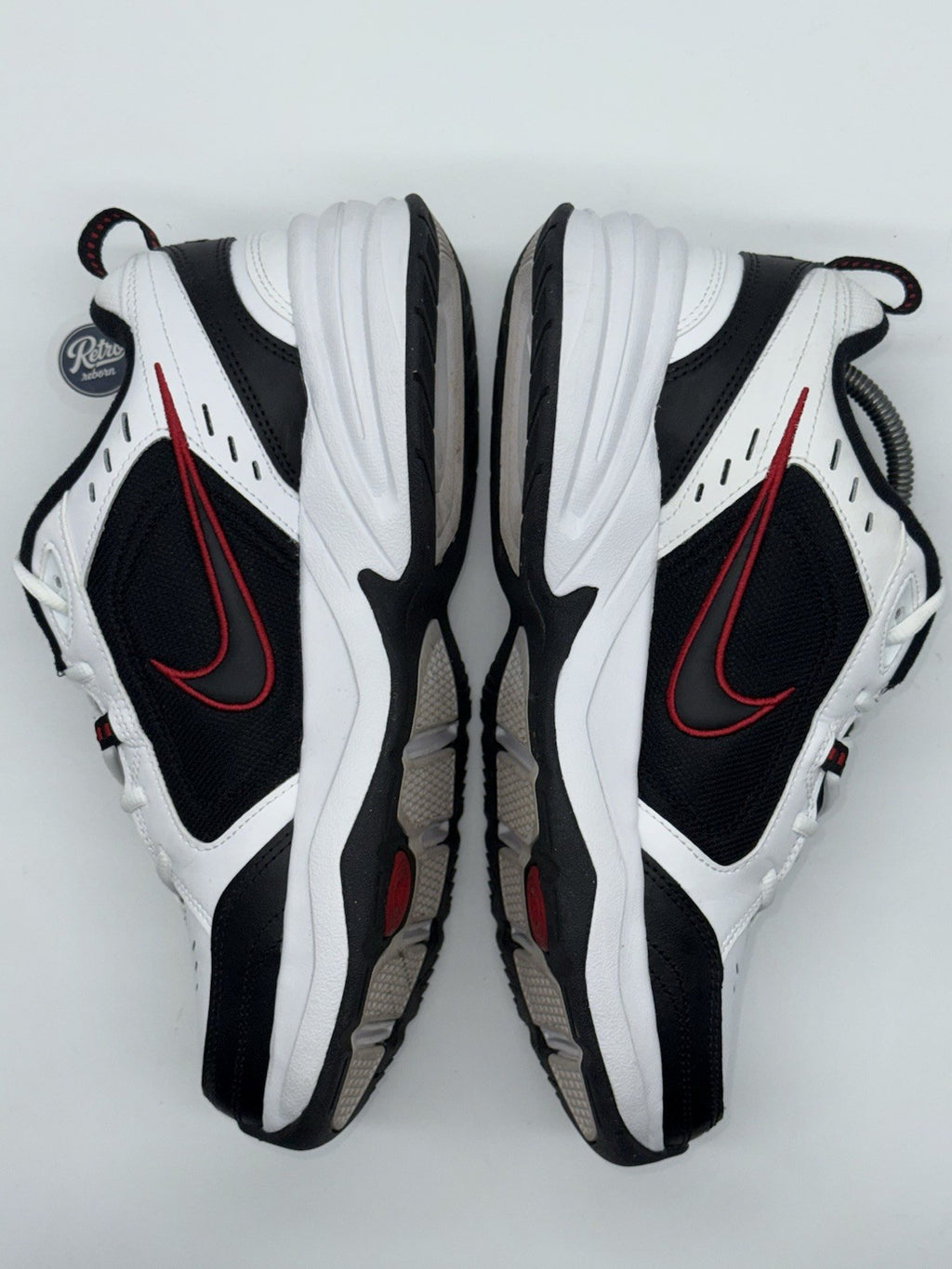 Nike Air Monarch IV 'White x Black x Red' (2023) – UK 9