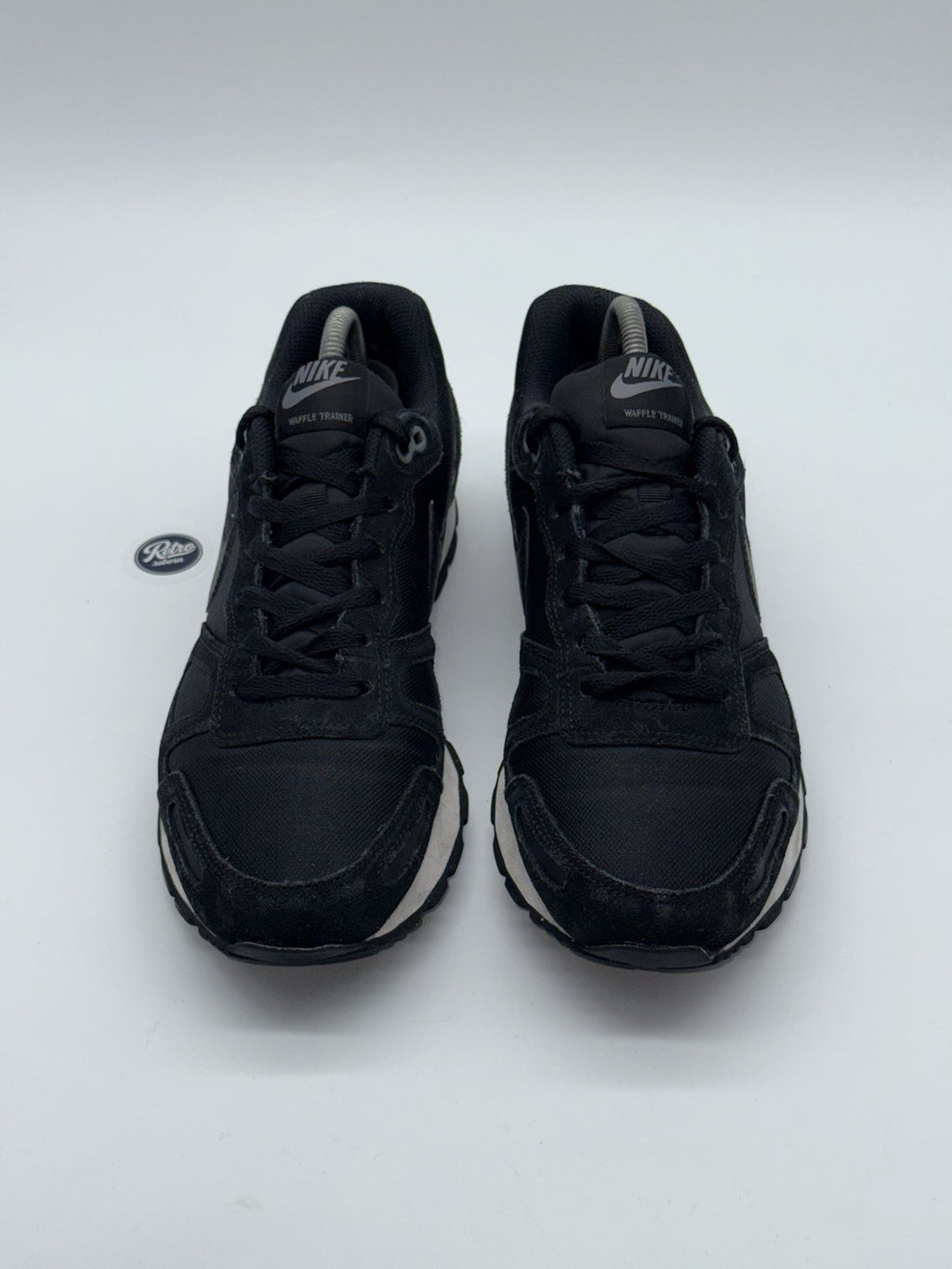Nike Air Waffle Trainer 'Black x Grey Suede' (2016) – UK 8