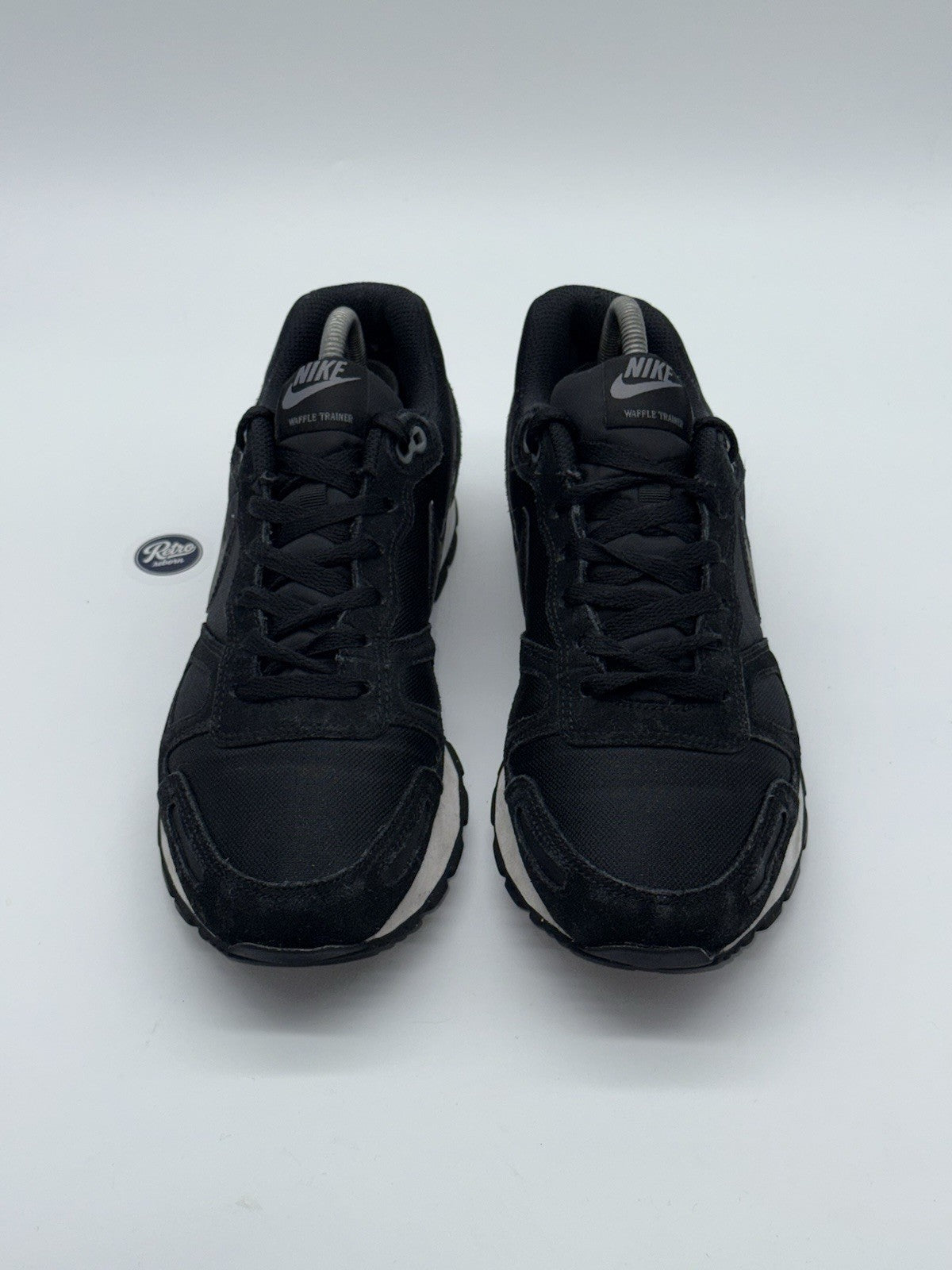 Nike Air Waffle Trainer 'Black x Grey Suede' (2016) – UK 8