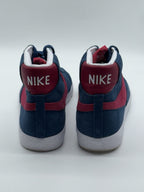 (2013) Nike Blazer Mid Suede Trainers Navy Blue/Red/White UK 9 (371761-461)